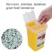 Storage Socket for Old Razor Blades | Portable Sharp Object Container | Yellow Razor Blade Disposal Bank - Buy Online on GoSupps.com
