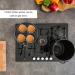 for Frying Wood Burning Frying Pan 29 28 3 Household Aluminum Breakfast Frying Pan Non-Stick Cooking Pan with Handle Kitchen Utensils 24.5Cm - Buy Online on GoSupps.com