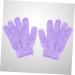 Hemoton Exfoliating Shower Gloves - Body Scrub & Bath Exfoliator | Purple Medium Size for Soft Skin - Buy Online on GoSupps.com