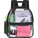 Oraben Clear Stadium Approved Small Transparent Backpack - Black for Sports Events & Concerts - Buy Online on GoSupps.com