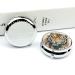 Round Pill Box - Year of The Tiger | Tiger Face Print 3 Compartment Portable Medicine Organizer | Decorative Metal Pocket Pill Case - Buy Online on GoSupps.com