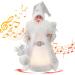 Xakay Electric Musical Santa Claus 18" Walking Singing Christmas Santa Claus Toys with Music and Lights Glowing Santa Claus Ornament Xmas Decorations Christmas Electric Dolls for Kids Funny Gift Silver