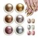 Chrome pour les ongles poudre de paillettes ongles 6 couleurs paillettes pigment pigment pour les paillettes - Shimmer Nail fournit de la poudre pour le festival les rencontres le maquillage l'H 01 UN