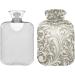 Naanle Paisley Flower Hot Water Bottle - 2L for Back Pain Relief Hand/Foot Warmer & Cold Therapy - International Shipping Available - Buy Online on GoSupps.com