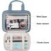 Large Travel Toiletry Bag Organizer - Greyish Blue Makeup & Cosmetic Bag for Women - Buy Online on GoSupps.com