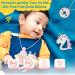 Colon Chain for Children - 6 Silicone Sensory Chewing Necklaces | Autism & ADHD Toys for Boys & Girls - Pink Biting Ring - Buy Online on GoSupps.com