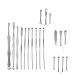 Vocoste 10-Piece Stainless Steel Earwax Cleaning Tool Kit - Portable Ear Cleaner Set in Silver Tone - Buy Online on GoSupps.com