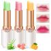 LuckNest 3Pcs Crystal Jelly lipstick  Long Lasting Nutritious Lip Balm Lips Moisturizer Magic Temperature Color Change Lip Gloss for Women and Girl (Mixed Set)