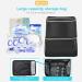 Wolka Breast Pump Bag & Diaper Bag Combo | Insulated Breastmilk Cooler Bag - Black - Buy Online on GoSupps.com