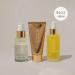 KORA Organics Nourish & Glow Trio Gift Set | Noni Glow Oil Turmeric Mask & Milky Mushroom Cleanser International Shipping Available - Buy Online on GoSupps.com