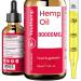 Natural Oil - Highest Strength with Omega 3 and Omega 6 Suitable for Vegetarians and Vegans (80000mg 60ml)