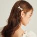 6 Pack Rhinestone Crystal Hair Clips - Gold & Silver Bow Barrettes for Girls and Women - Buy Online on GoSupps.com