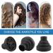 Universal Foldable Hair Diffuser | Silicone Adaptable Hair Dryer Accessory for All Hair Dryers - Black - Buy Online on GoSupps.com