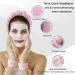 Shop Pink Hair Band for Spa & Skin Care | Terry Fabric Headband for Washing Yoga & Sports - Buy Online on GoSupps.com