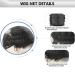 Men's Short Gray Synthetic Wig for Cosplay - Natural Straight Grey/Black Mix - Silver Short Hair - Buy Online on GoSupps.com