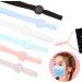 120 PCS 1/4 Inch Elastic String Cord Bands with Adjustable Buckle - Sewing Crafts DIY Mask - 6 Assorted Colors - Adults and Children - Buy Online on GoSupps.com