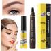  Hugsweet Hugsweet Eyebrow Pencils for Women Microblading Eyebrow Pen Long Lasting Waterproof Eyebrow Pencil - Eyebrow Liquid Makeup Pen 4 Pin Fork with Gel for Women - Buy Online on GoSupps.com