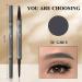 4-Tip Microblading Eyebrow Pen Waterproof Eyebrow Pencil Microblade Eyebrow Pens for Women Long-Lasting Magic Eye Brow Pencil with 4 Fork Tip for Makeup Cosmetics (grey) 3# Grey - Buy Online on GoSupps.com