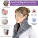 XL Gray Microwave Heating Pad - Back Pain Relief with 71 Ties, Moist Heat Wrap for Neck, Shoulders, Cramps - Microwavable Flaxseed Rice Pack - Buy Online on GoSupps.com