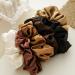 6-Pack Satin Hair Scrunchies Set - Elegant Elastic Ponytail Holders for Women & Girls - Buy Online on GoSupps.com