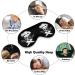 Skull Chef Sleep Mask - Adjustable Strap Eye Cover for Sleeping, Blocking Light - Men's and Women's Night Travel Blindfold - Buy Online on GoSupps.com