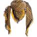 Hanxiulin Women's Cotton Triangle Scarf - Winter Neckerchief for All Seasons - Stylish Printed Yellow Scarf - Buy Online on GoSupps.com