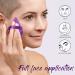 BEAKEY 10 Pcs Dark Purple Soft Triangle Powder Puffs - Latex-Free Makeup Puffs for Face & Foundation - Ideal for Setting Powder and Liquid Foundation - Buy Online on GoSupps.com