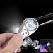 Leffis 40X Jewelers Loupe Magnifier with LED/UV Illumination - Metal Construction, Pocket Size for Jewelry, Gardening, Kids, Stamp, Rock Collecting - Buy Online on GoSupps.com