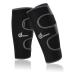 Odoland Calf Compression Sleeve - Calf Pain Relief Brace for Injury and Support - Adjustable Shin Splints for Sport Recovery - Black - Buy Online on GoSupps.com