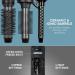 REVAMP Progloss Airstyle Heated Volumiser Brush with Retractable Comb - Black - Buy Online on GoSupps.com