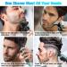4-in-1 Wet Dry Electric Razor for Men - Waterproof Rotary Face Shaver - USB Rechargeable Cordless Shaver - Ideal Gift for Dad and Husband - Green - Buy Online on GoSupps.com