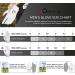 Buy Lovmead Left-Hand Golf Gloves for Men - All-Weather Microfiber Right-Hand Grip | Sizes S-XL - Soft Comfort Fit - Gray Black Blue White - Buy Online on GoSupps.com