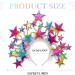 Fashband Light Up Star Headband Glitter Stars Tiara Halo Crown Headbands Led Goddess Costume Headpiece Christmas Carnival Party Hair Accessories for Women and Girls (Color) - Buy Online on GoSupps.com