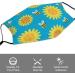 HDFGD Sunflower Bee Cartoon Face Masks - Reusable Dustproof Masks for Adults (2 PCS) - Perfect for Men & Women International Shipping Available - Buy Online on GoSupps.com
