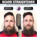Beard Straightener Kit with Growth Oil, Wash Shampoo, Conditioner, Balm, Wax, Comb, Brush, Scissor, Bag - Gifts for Men - Buy Online on GoSupps.com