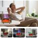 Vusddy Flame Aroma Diffuser | 200ml Fire Humidifier | 7-Color Room Fragrance for Home Office & Yoga | Waterless Auto Switch-Off | Realistic Fireplace Design - Buy Online on GoSupps.com
