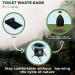 20-Pack Portable Toilet Replacement Bags | 8 Gallon Compostable Liners for Camping | OK Compost Home Certified - Plastic Free - Buy Online on GoSupps.com