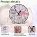 14-Inch Battery Operated Wall Clock - Non-Ticking Decorative Kitchen & Living Room Clock with Flower Bird Cage Design - Easy to Read & Accurate - Buy Online on GoSupps.com
