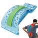 Back Arch Stretcher Lumbar Stretcher Ergonomic Massage Traction Board Nonslip 3 Levels Adjustable for Muscle Relaxation Men Women Athletes Blue