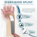 Actesso Tri-Weave Wrist Support Splint Brace - XL Beige Left Hand - Relieves Carpal Tunnel, Fractures, Sprains, Joint Pain - Pack of 1 - Buy Online on GoSupps.com