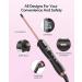 Wavytalk 3/8 Inch Small Curling Iron for Short & Long Hair - Ceramic Barrel, Adjustable Temperature - Heat Resistant Glove Included - Rose Pink/No Clip Rose Gold - Buy Online on GoSupps.com