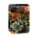 Lipstick Case Leather Lip Gloss Lipstick Organizer with Mirror Mini Lipstick Holder Bag Tropical Palm Leaves Leopard Butterfly X505r7kfbt