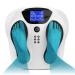 The new Creliver Medic Pro circuit stimulator for feet and legs acts against fatigue and pain in legs and feet improves blood circulation and reduces cramps white