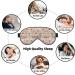 Unisex Flower Leaf Print Sleep Mask - Double-Sided Eye Mask for Sound Sleep & Skin Care - Buy Online on GoSupps.com