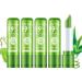 SEMINISMAR Aloe Vera Lipstick Shiny Discoloration Balm Long Hold Gel Solid Rich and Nourishing 5PCS