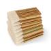 8Pack Hake Brush for Watercolor Hake Art Paintbrushes Hake Blender Brushes Sheep Hair Hake Brushes for Pottery Bamboo Handle Brushes for Painting Wash Dust Cleaning Ceramic & Pottery Painting