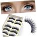 minkissy 5 Pairs False Eyelashes Magnetic Thick False Eyelashes Cross False Eyelashes False Lashes Pestanas Postizas Naturales Lashes Long Eyelashes Fluffy Cotton Thread 3D - Buy Online on GoSupps.com