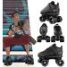 Crazy Skates Rocket Roller Skates - Unisex Quad Skates Black US Mens 9 | US Ladies 10 | EU 42 - Buy Online on GoSupps.com