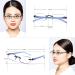 FEIVSN 3-Pack Rimless Reading Glasses for Women - Lightweight Spring Hinge Readers - UV 400 Protection - Set of 3 (Top Selling) 2.5x - Buy Online on GoSupps.com