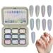 G n rique Gradient Dab Gel - 9-Pocket Palette Nail Styling Supplies | Solid gel glue for artistic manicures at home for travel parties or use by nail art enthusiasts